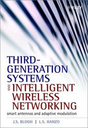 Cover of: Third Generation Systems and Intelligent Wireless Networking by J. S. Blogh, Lajos Hanzo