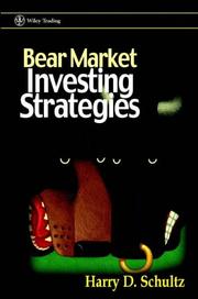 Bear market investing strategies by Harry D. Schultz