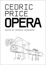 Cover of: Cedric Price: opera