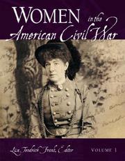 Cover of: Women in the American Civil War by Lisa Tendrich Frank