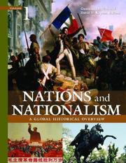 Cover of: Nations and Nationalism: A Global Historical Overview