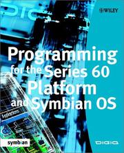 Cover of: Programming for the series 60 platform and Symbian OS by Digia Inc.