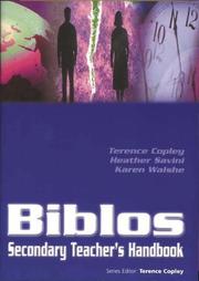 Cover of: Biblos Secondary Teacher's Handbook (Biblos Curriculum Resources)