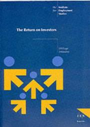 Cover of: The Return on Investors (IES Reports) by James Hillage, Janet Moralee
