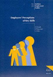 Cover of: Employers' Perceptions of Key Skills (IES Reports)