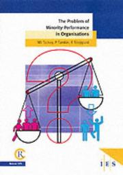 Cover of: The Problem of Minority Performance in Organisations (IES Reports)