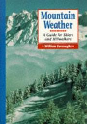 Mountain Weather by William James Burroughs