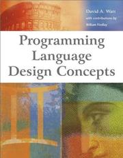 Cover of: Programming Language Design Concepts by David A. Watt