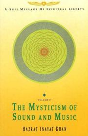Cover of: Mysticism of Sound and Music by Inayat Khan