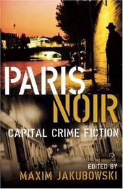 Cover of: Paris Noir: Capital Crime Fiction (City Noir 2)