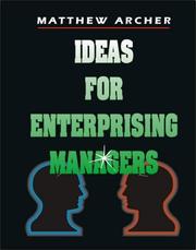 Cover of: Ideas for Enterprising Managers by Matthew Archer