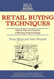 Cover of: Retail Buying Techniques