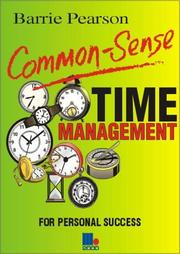 Cover of: Common Sense Time Management