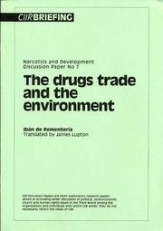 Cover of: The Drugs Trade and the Environment by Iban De Rementeria