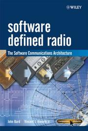 Cover of: Software Defined Radio: The Software Communications Architecture (Wiley Series in Software Radio)