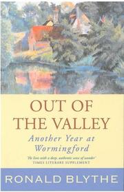 Cover of: Out of the Valley by Ronald Blythe