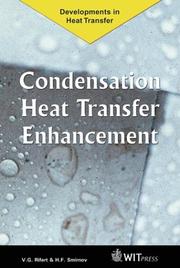 Cover of: Condensation Heat Transfer Enhancement (Developments in Heat Transfer)