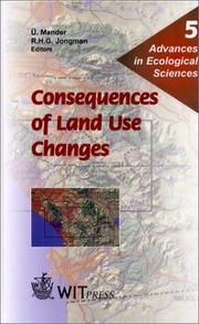 Cover of: Consequences of Land Use Changes (Advances in Ecological Sciences)