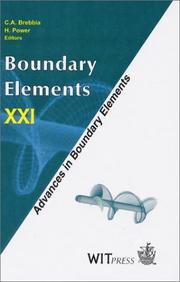 Cover of: Boundary Element Methods XXI (Advances in Boundary Elements Vol. 6) | 