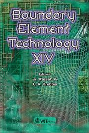 Cover of: Boundary Element Technology XIV (Boundary Elements) by C. A. Brebbia
