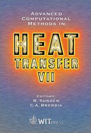 Cover of: Advanced Computational Methods in Heat Transfer VII (Computational Studies, Vol. 4)