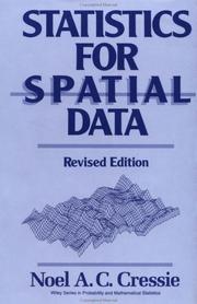 Statistics for spatial data by Noel A. C. Cressie
