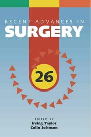 Cover of: Recent Advances in Surgery (Recent Advances)