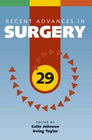 Cover of: Recent Advances in Surgery 29 (Recent Advances Series)