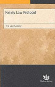 Cover of: Family Law Protocol