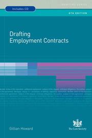 Cover of: Drafting Employment Contracts by Gillian S. Howard