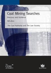 Cover of: Coal Mining Searches by Great Britain. Coal Authority, Law Society