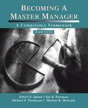 Cover of: Becoming a master manager: a competency framework