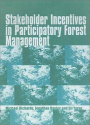 Cover of: Stakeholder Incentives in Participatory Forest Management: A Manual for Economic Analysis