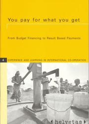 Cover of: You Pay for What You Get by Markus Arbenz