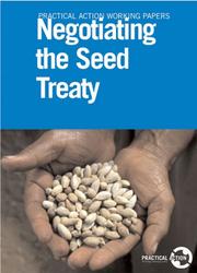 Cover of: Negotiating the Seed Treaty by Stuart Coupe, Roger Lewins