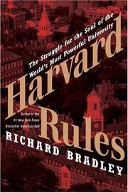 Cover of: Harvard Rules by Richard Bradley