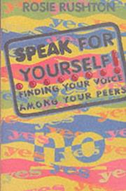 Cover of: Speak for Yourself