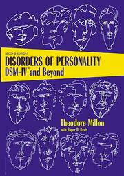 Cover of: Disorders of personality: DSM-IV and beyond