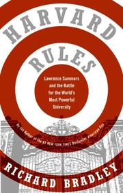 Cover of: Harvard Rules | Richard Bradley