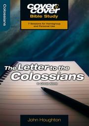 Cover of: The Letter To The Colossians (Cover To Cover)