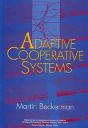 Cover of: Adaptive cooperative systems