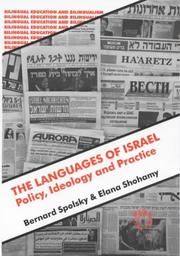 Languages of Israel by Bernard Spolsky, Elana Goldberg Shohamy
