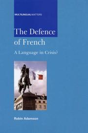 Cover of: The Defence of French | Robin Adamson