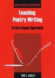 Cover of: Teaching Poetry Writing by Tom Hunley