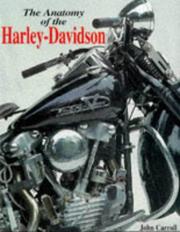 Cover of: Anatomy of the Harley Davidson