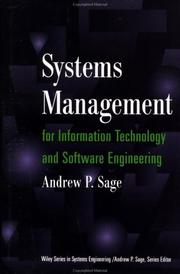 Cover of: Systems management for information technology and software engineering