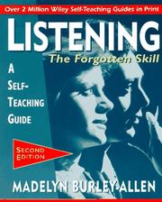 Cover of: Listening