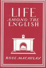 Cover of: Life Among the English by Thomas Babington Macaulay