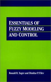 Essentials of Fuzzy Modeling and Control