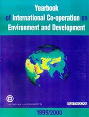 Cover of: 1999/2000 Yearbook of International Cooperation on Environmental Development by 